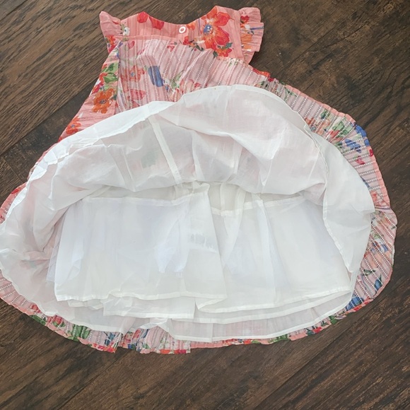 Zunie flowered dress size 4 - Picture 4 of 4